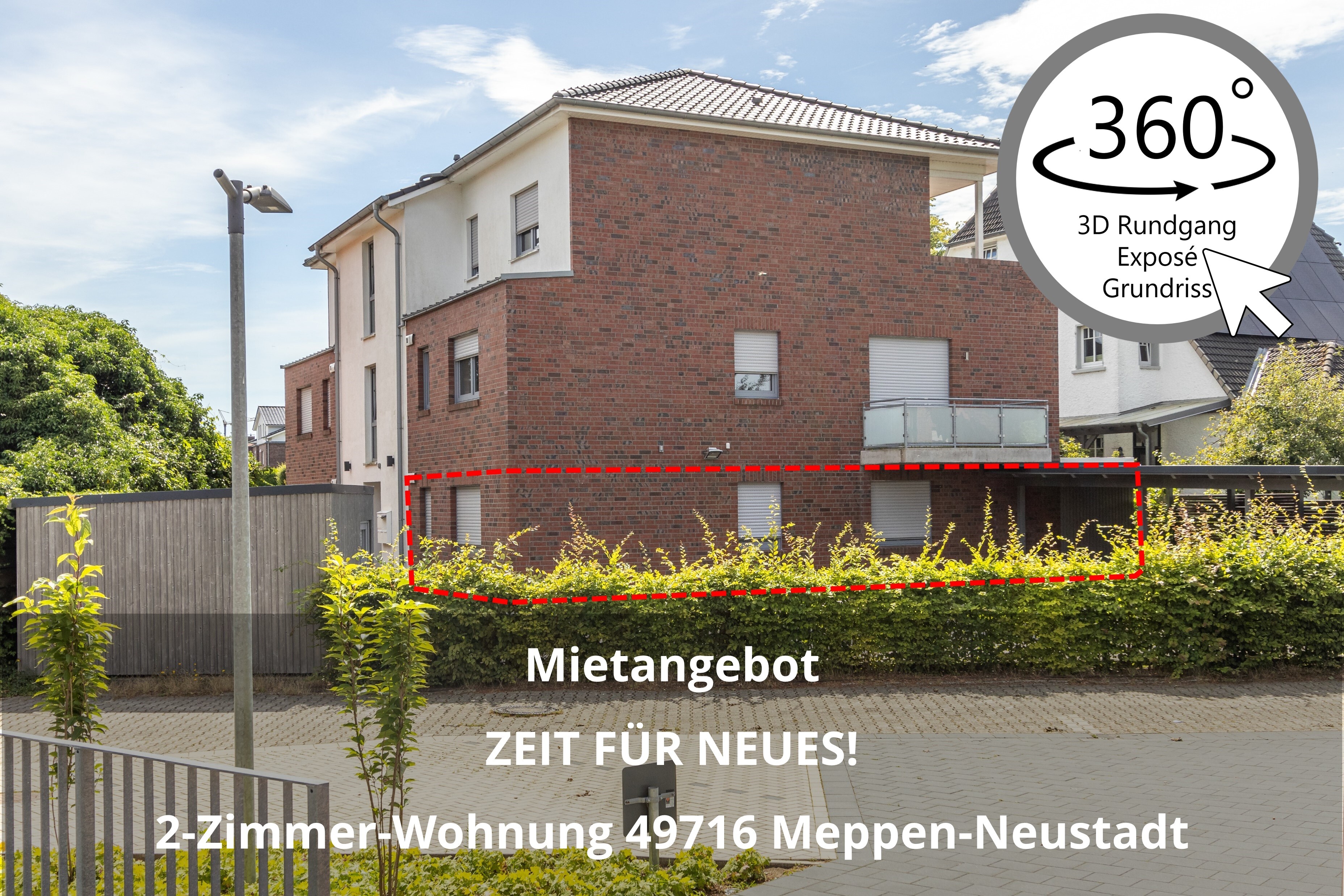 2-Zimmer-Wohnung 49716 Meppen-Neustadt