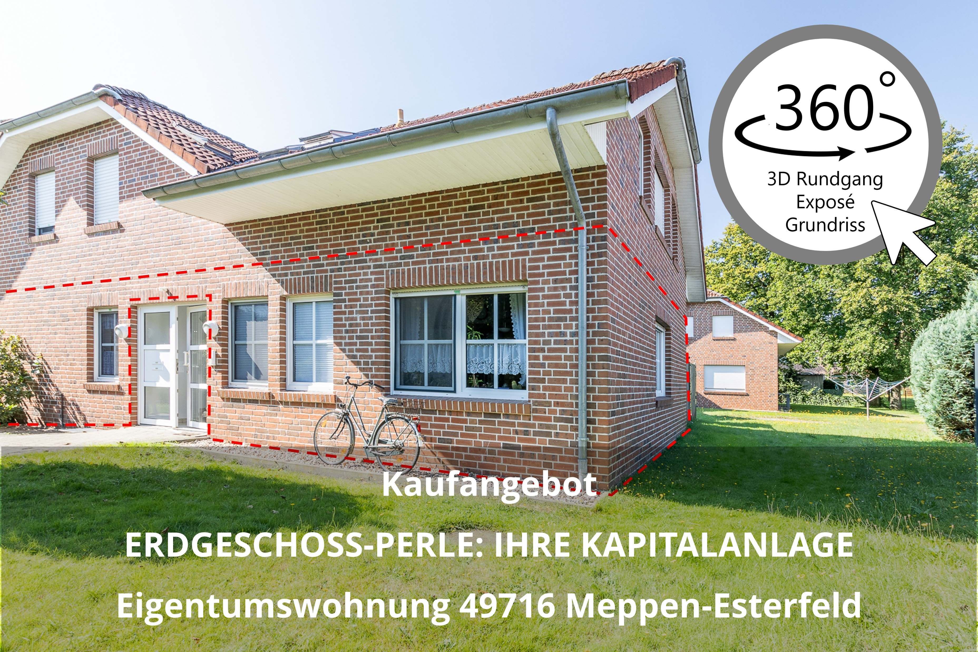 4-Zimmer-Wohnung (vermietet) 49716 Meppen-Esterfeld